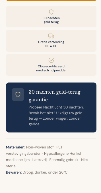 Nachtlucht neusstrips